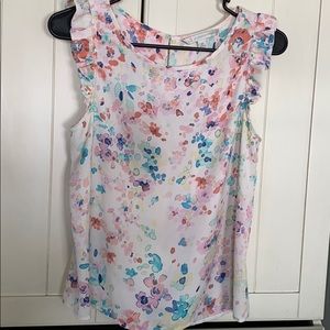 Lauren Conrad Watercolor Blouse